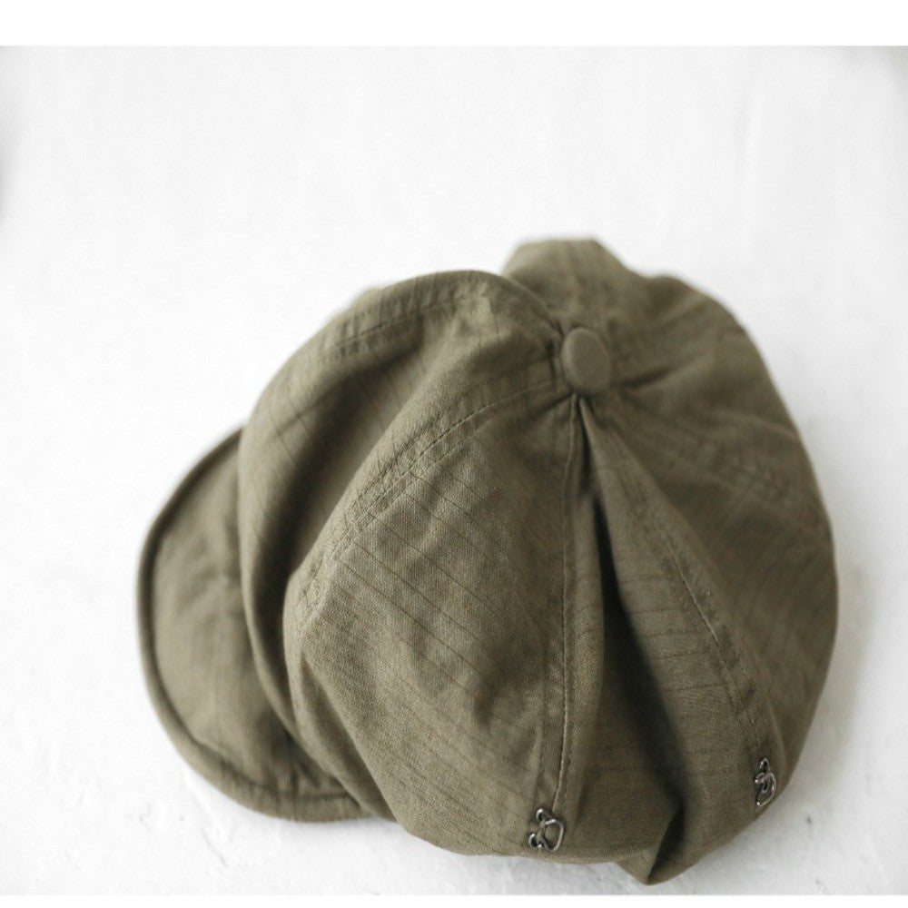 Retro Newsboy Caps Men Octagonal Hats British Painters Hats Autumn Winter Berets Herringbone Flat Caps Hip Hop Berets
