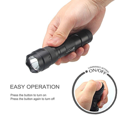 UltraFire WF-502B EDC Led Flashlight 18650 Camping Torch 10W Fishing Lantern 1000 Lumen Outdoor Flash Tactical Hunting Lights