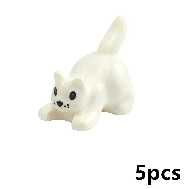 Creative DIY Model cute little Animal MOC Brick Building Blocks Pet Zoo Dog Duck Tortoise Penguin Cat Pig Bird Rabbit Toys