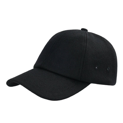 Boné de Beisebol Masculino BOTVELA de Lã Tweed Estilo Casual Macio Ajustável Não Estruturado