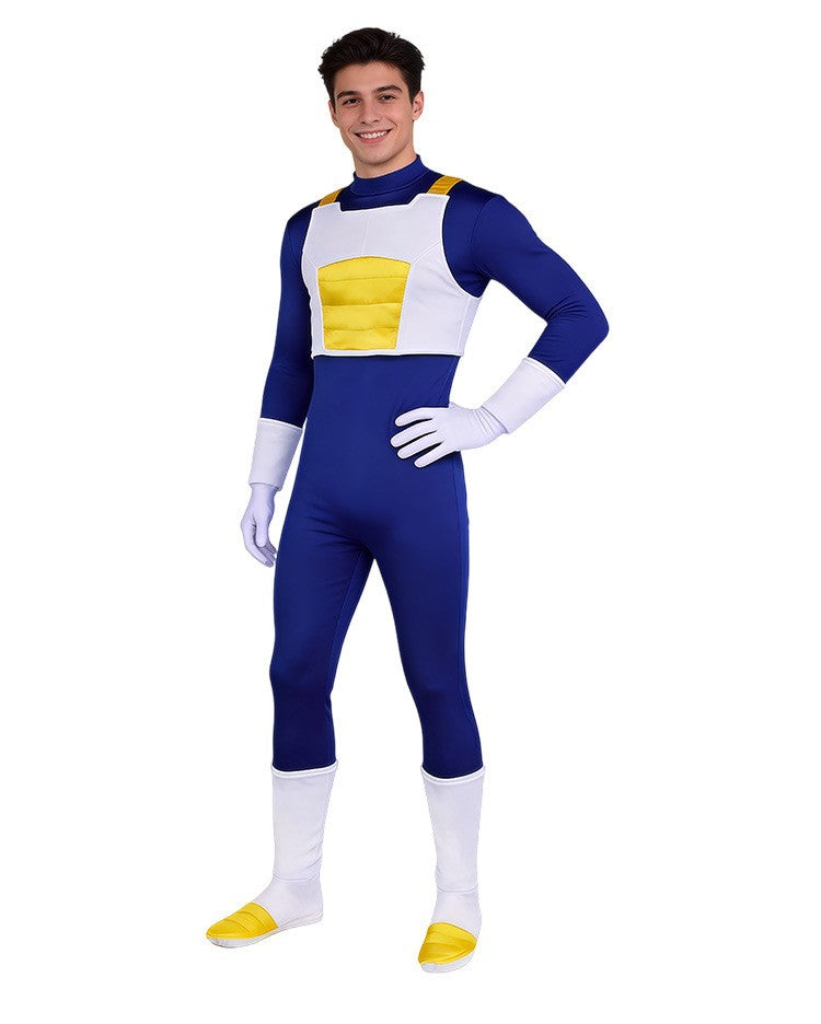Fantasia Vegeta Cosplay Clothing Wigs Anime Super Hero Disfraz Costume Adult Men Fantasy Halloween Carnival Party Clothes