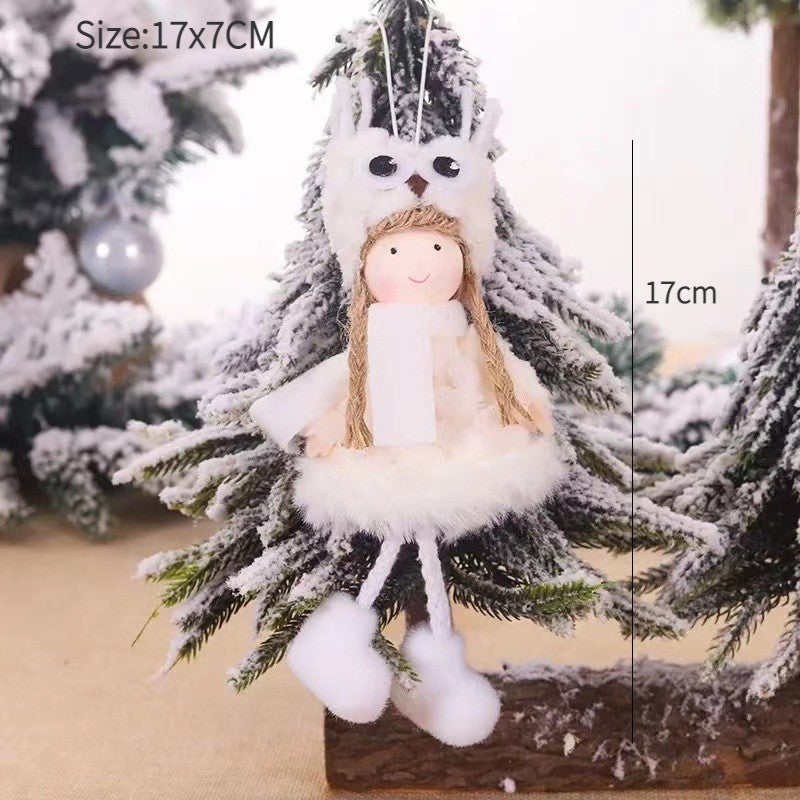 New Year 2024 Christmas Angel Dolls Xmas Tree Pendant Ornaments Navidad 2022 Christmas Decoration for Home Natal Gifts Noel Deco