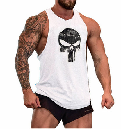 Gym T-shirts Suspenders Man Stringer Fitness Shirt Bodybuilding Shirt Men Top for Fitness Vests Men's Vest Sleeveless Sweatshirt