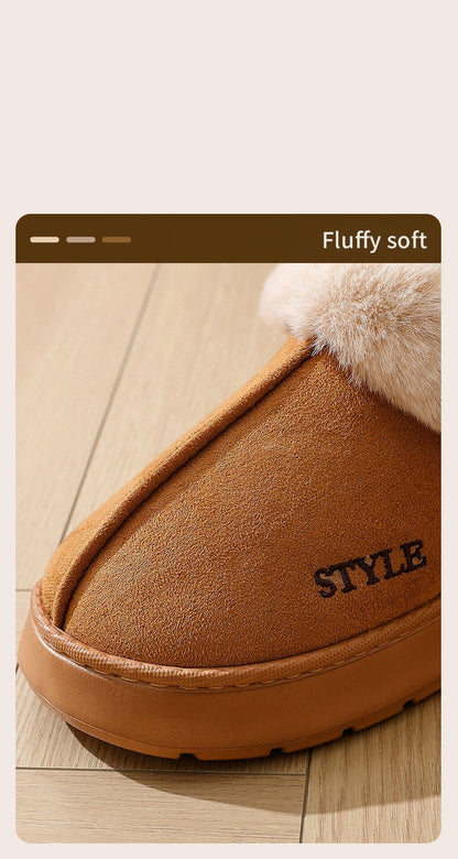 Comwarm Women's Snow Boots For Outdoor Classic Non-Slips Winter Warm Snow Boots Fashion Cozy Plush Women Boots Fuzzy Home Boots