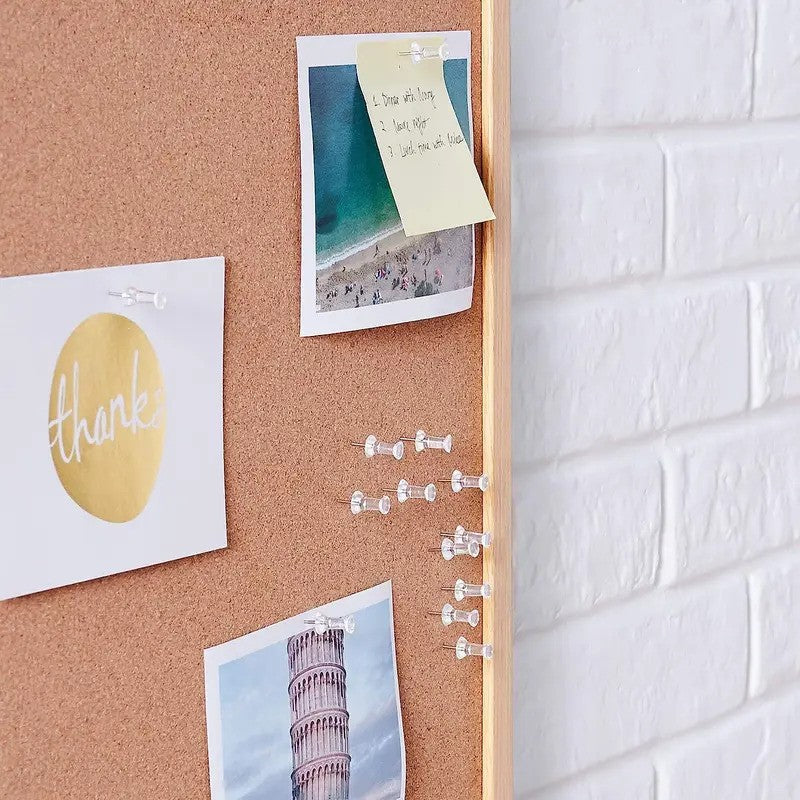 100/500 Pcs Push Pins Transparent Thumb Tacks Home Office School Craft Projects Cork Board Photo Wall Bulletin