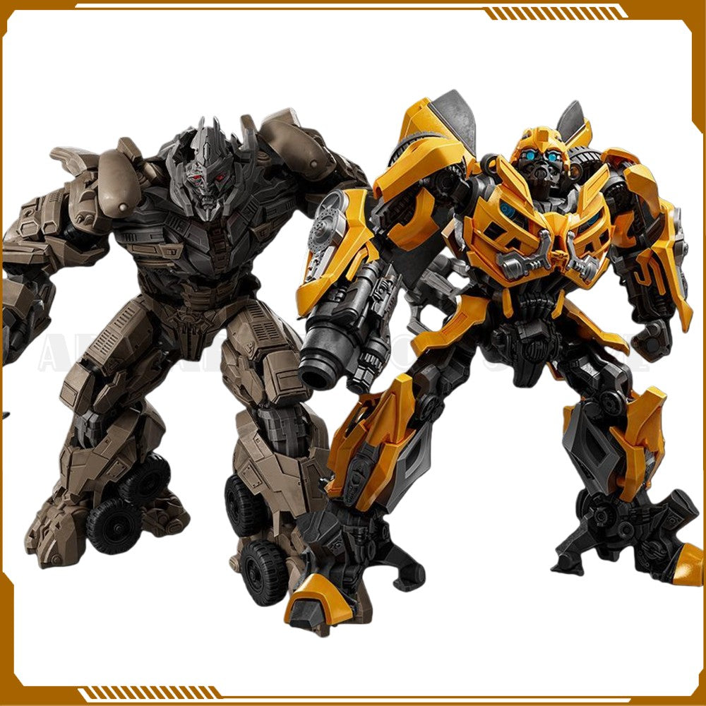 Blokees Bumblebee Megatron Action Figure Classe Clássica Estatueta Colecionável Transformável Modelo Estátua Decoração de Quarto Brinquedos de Mesa Presente