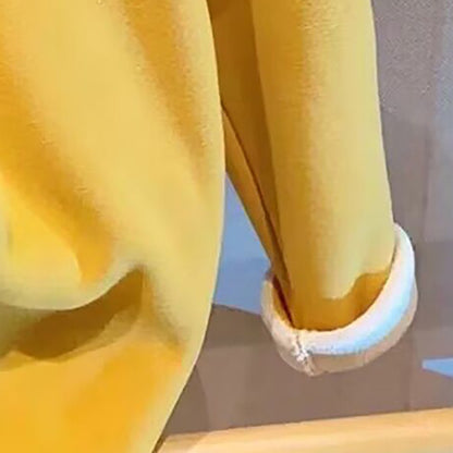 Warm and Cozy Unisex Children Fleece-Lined Base Layer Animal Sweatshirt Tops for Autumn and Winter Girls Cute Outerwear Clothes