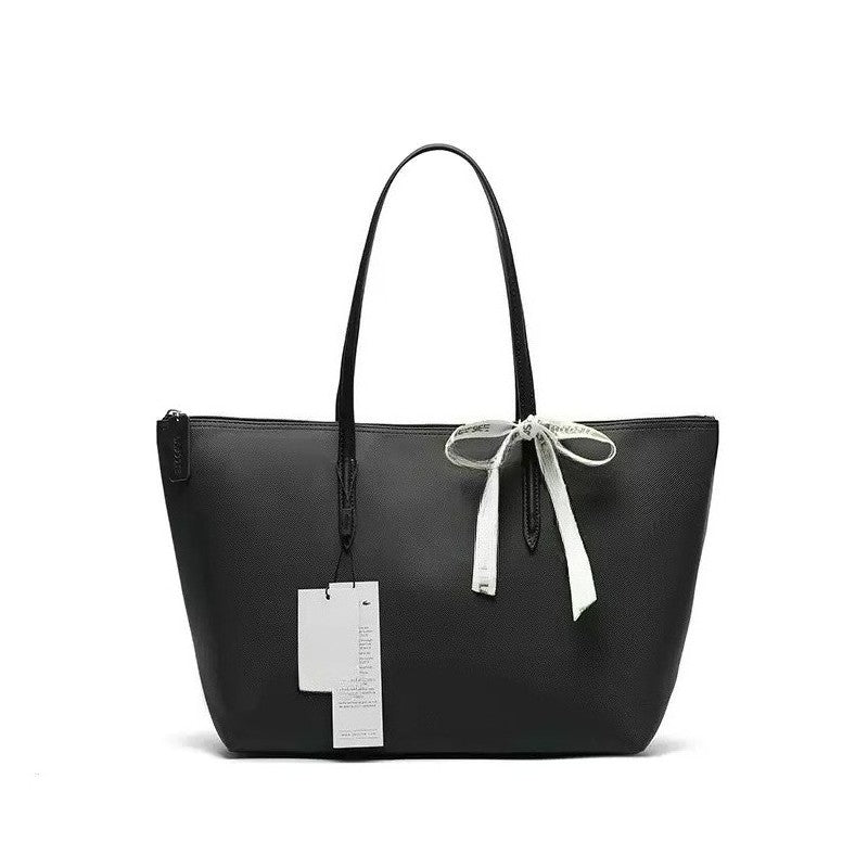 Bolsa tote de crocodilo francesa, bolsa de crocodilo de comércio exterior, sacola de compras, bolsa de ombro para estudante, bolsa para ir à aula