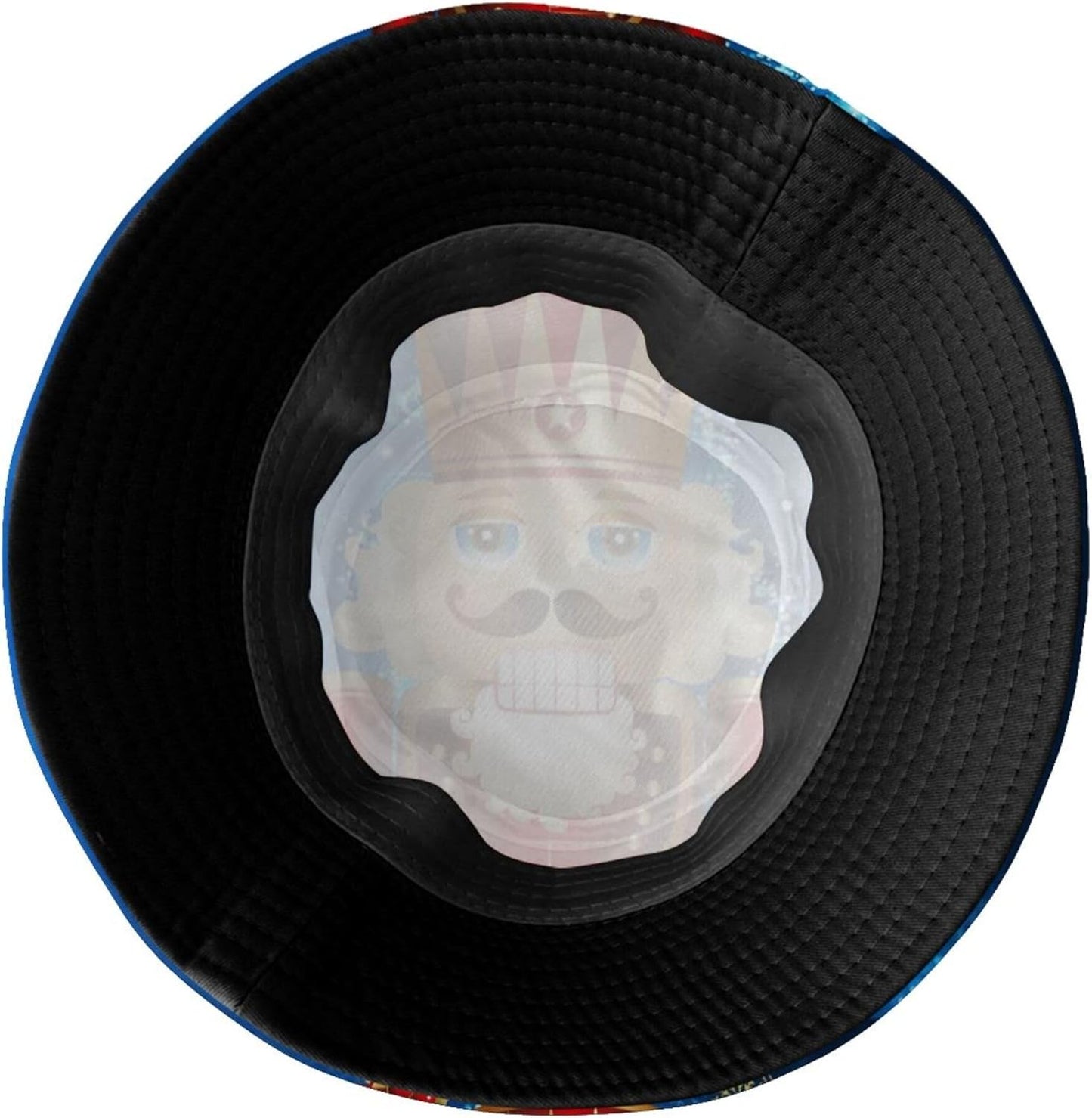 Funny Christmas Bucket Hat New Year Fisherman Hat for Women Men Packable Outdoor Travel Beach Sun Cap