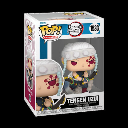Funko Pop Demon Slayer Action Figure Muichiro Tokito Nove Pilares Chama Deus Anime Estátua Bonecos Brinquedos Colecionáveis Presente para Crianças