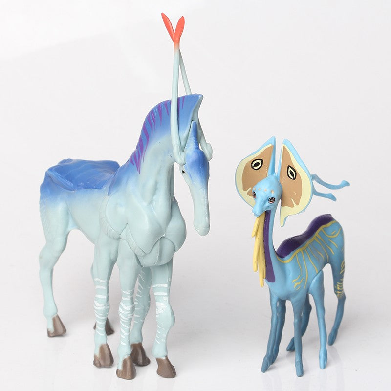 6 pçs/conjunto de figuras de ação de personagens do filme Avatar Neytiri e Jake com Banshee em PVC