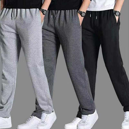 New Korean Straight tube Men Casual Sports Pants Running Workout Jogging Long Pants Gym Sport Trousers for Men Jogger Sweatpants