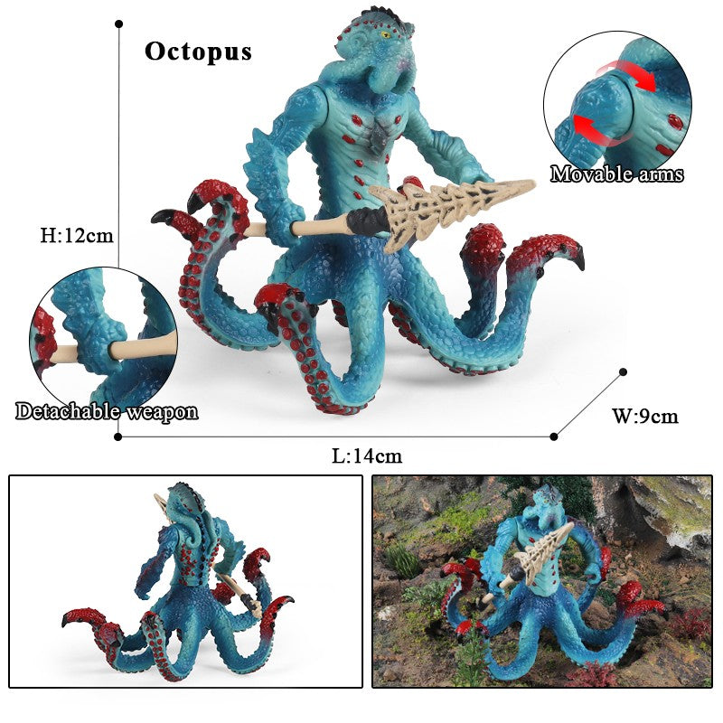 Oenux Simulação Dinossauro Dragão Tartarugas Touro de Fogo Orangotango Golem de Magma Modelo Animal Figuras de Ação Coleção de PVC Brinquedo Infantil Presente