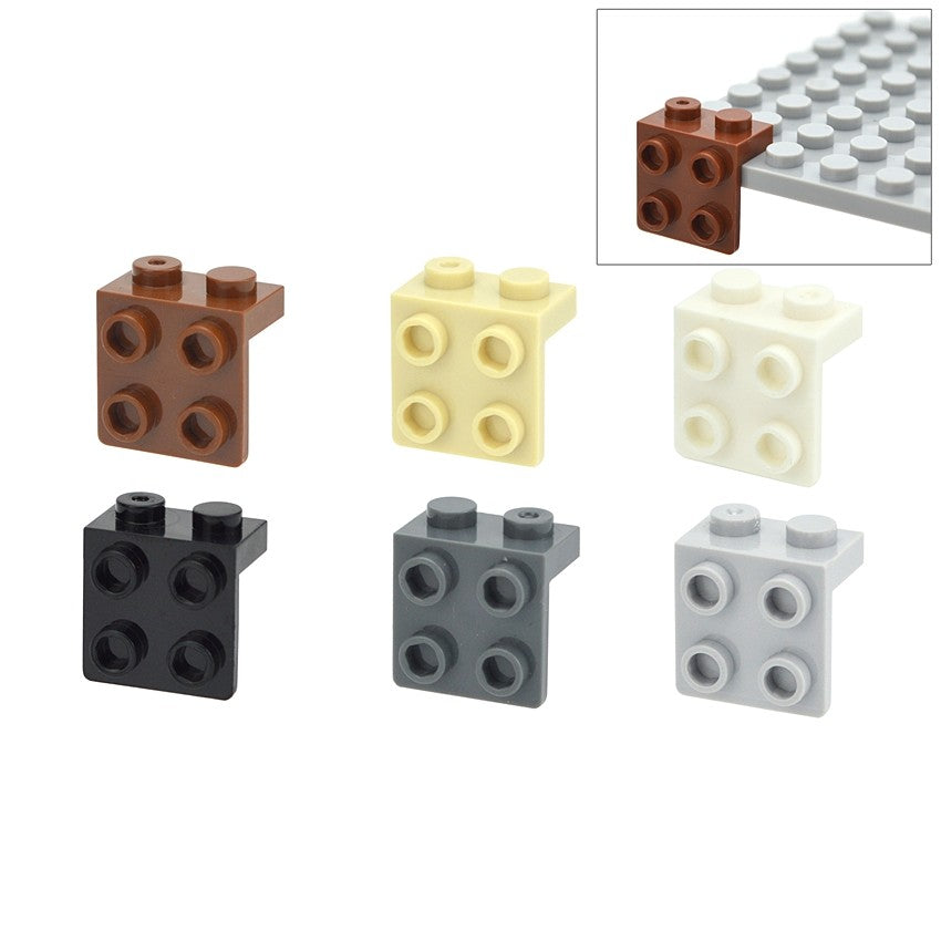 Compatible 21712 44728 3956 99207 36841 36840 99781 99780 Changeover Building Blocks Wall Panel Bracket Corner Connectors Toys