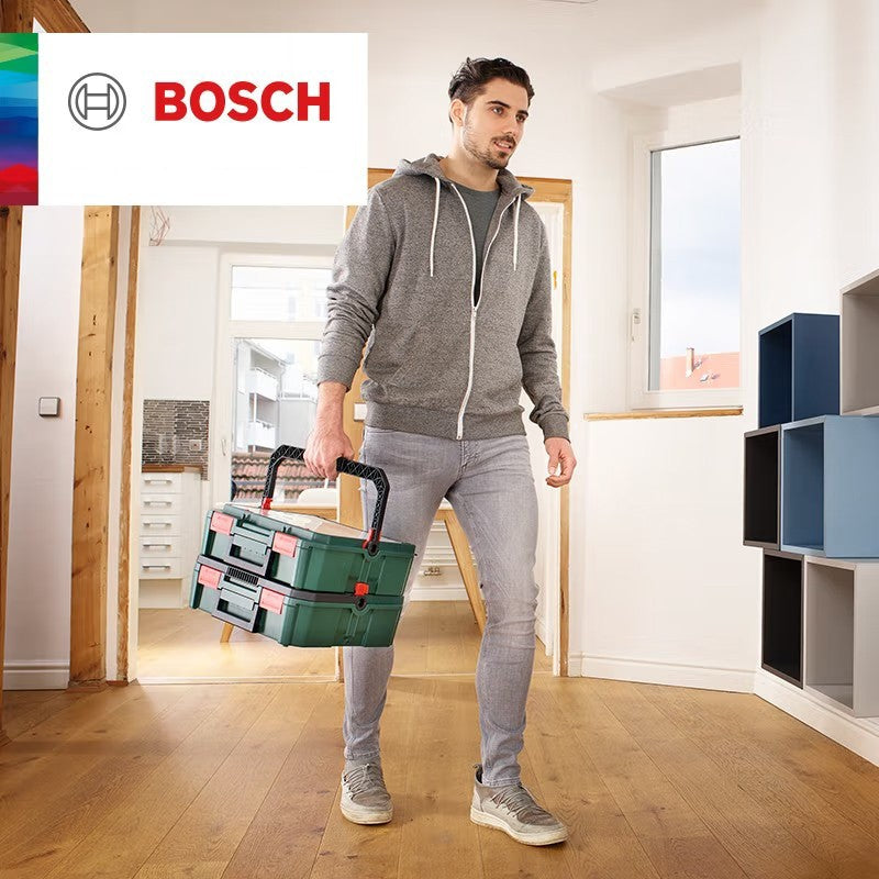 Caixa de Ferramentas Empilhável Bosch System Box Estojo de Ferramentas Multifuncional Empilhável Conjunto S e M Estojo de Transporte Sistema Caixa de Armazenamento