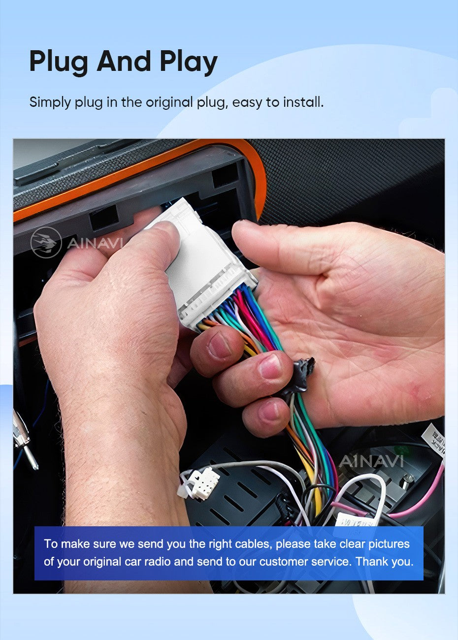 Ainavi 13.1 Inch Car Radio For VW Volkswagen T5 Tiguan Golf Polo Touran Skoda Carplay Android Auto Multimedia Player