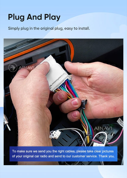 Ainavi 13.1 Inch Car Radio For VW Volkswagen T5 Tiguan Golf Polo Touran Skoda Carplay Android Auto Multimedia Player