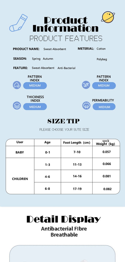 10 Pairs Baby Socks Newborn Baby Boy Girls Infant Cute Cartoons Fashion Soft Cotton Short Socks For 0-3 Years Kid's Socks