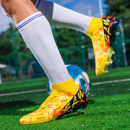 Men's Soccer Shoes Cleats Non-Slip FG Football Boots Men High-quality Match Training Sneakers Futsal Indoor Soccer Boots Boys