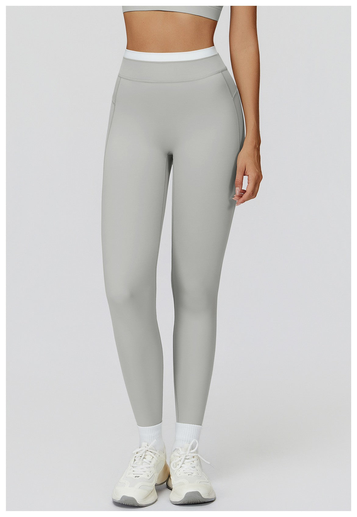 High Waist Fitness Sports Leggings Solid Yoga Leggings Women Gym Workout Trousers Female Quick Dry Push Up Slim Yoga Pants