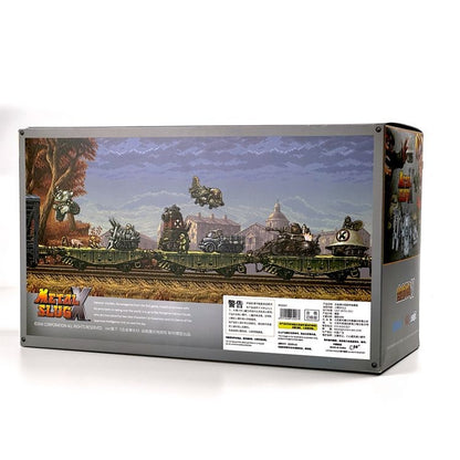 New Era Models Brinquedo Educacional Infantil Metal Slug X – Kit de Montagem de Tanque com Figura de Soldado Capturado Cenário Militar para Construção