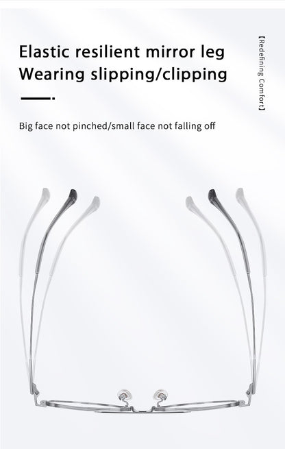 Pure Titanium Reading Glasses Women Prescription Optical Lenses Myopia Eyewear Men Blue Light Blocking Computer Eyeglasses Frame