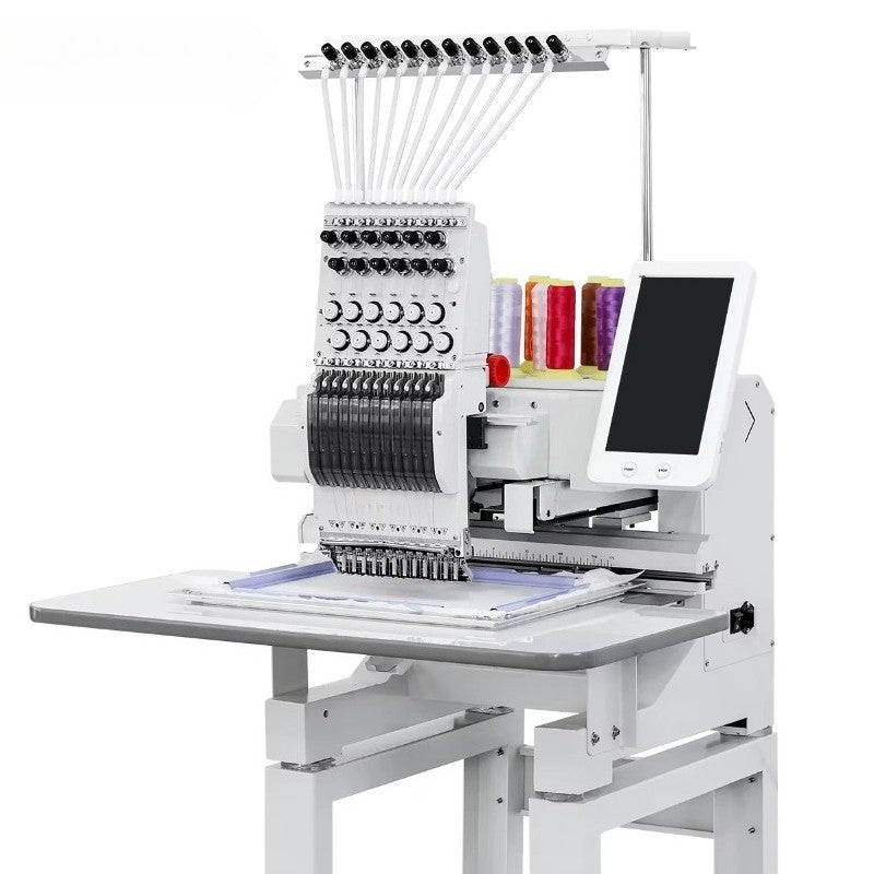 Multi Function 1204 4 Heads 15 Needles Industrial Automatic Computerized 3D Home Use New 1200 RPM Motor Cap Embroidery Machine