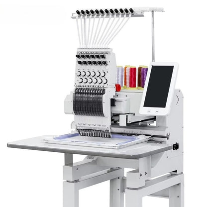 Multi Function 1204 4 Heads 15 Needles Industrial Automatic Computerized 3D Home Use New 1200 RPM Motor Cap Embroidery Machine