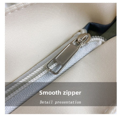 Minimalist Nylon Tote Bag, Oxford Waterproof Handbag Shoulder Crossbody Bag with Pocket, Effortless Style for Women Daily Errand