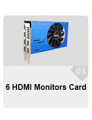 SRhonyra GeForce GTX1660S 1050 1050Ti 750 750Ti Multi-monitors Graphics Card,2/4/6GB 4HDMI GDDR5 4K Video Card Screen Splicing