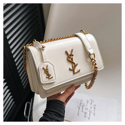 High quality women's bag crossbody bag large capacity texture single shoulder small square bag chain commuting phone bag