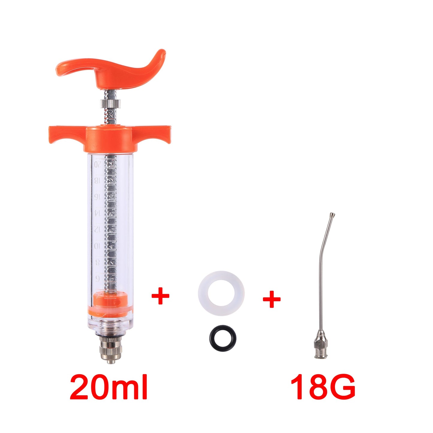 Seringa de Alimentação de Papagaios de Alta Qualidade 10ml 20ml  Seringa Alimentadora de Pássaros Papagaios  Seringa de Leite para Alimentador de Pássaros Agulha Alimentadora de Animais de Estimação