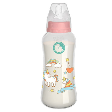 150/240ml Baby PP Bottle Wide Mouth Newborn Baby Bottle Drop-Resistant Baby Milk Bottle Newborn Cartoon Pattern Cup BPA Free