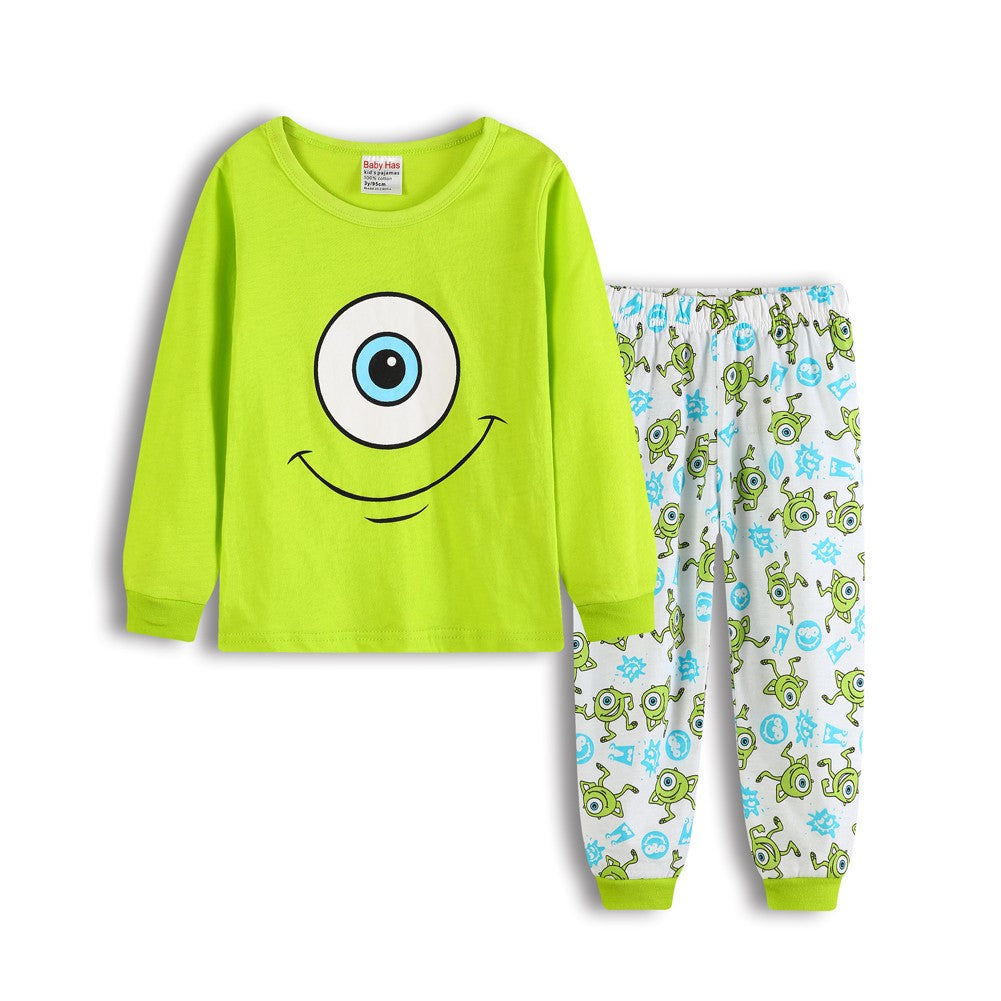 New Kids Pajama Set Cotton Soft Buzz Lightyear Print Loungewear Long Sleeve Pjs Sleepwear for Toddler Boys Girls Nighty