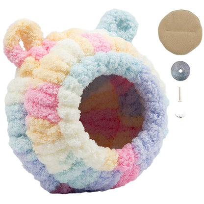 Cama de Ninho para Criação de Papagaios Versátil Cabana para Dormir de Pássaros Ninho para Dormir de Periquitos Respirável Casa de Ninho para Pássaros Ninho Quente de Inverno para Papagaios