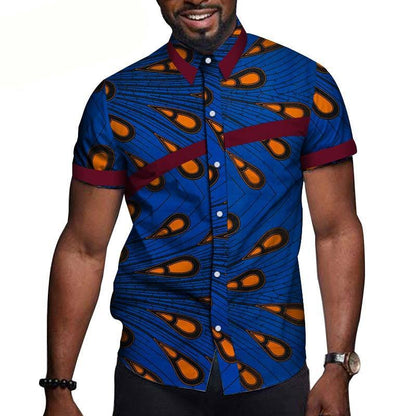 3d Print African Graphic Beach Shirts For Women Men Summer Short Sleeve Large Size Hawaiian Shirts Men's Blouses Cuba Camisa