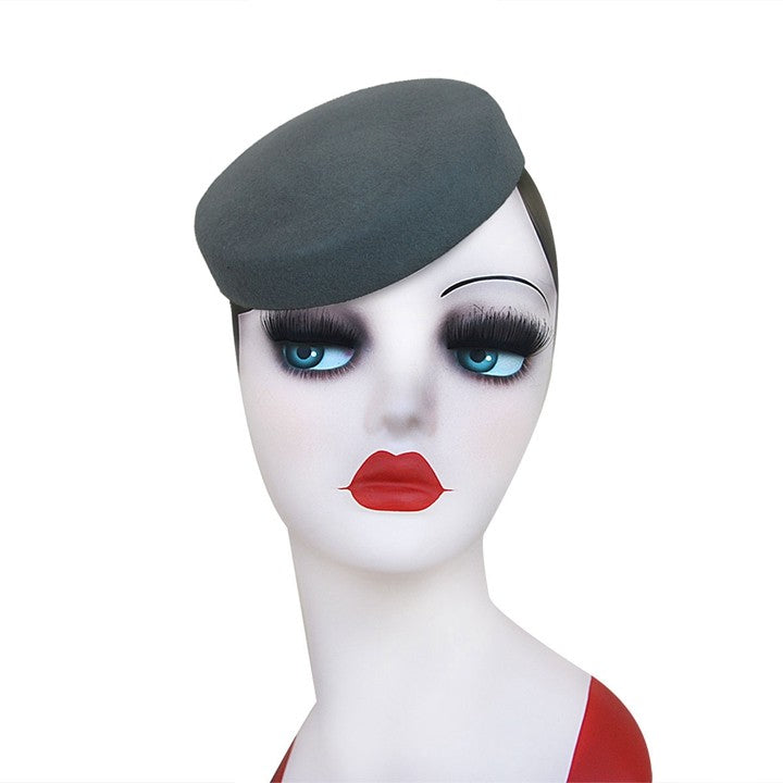 Lawliet Circle Feminino Capacete Chapéus de Feltro de Lã Chapéus Pillbox Fascinator para Mulheres Suprimento de Chapelaria Base de Chapéu Chapéus de Coquetel