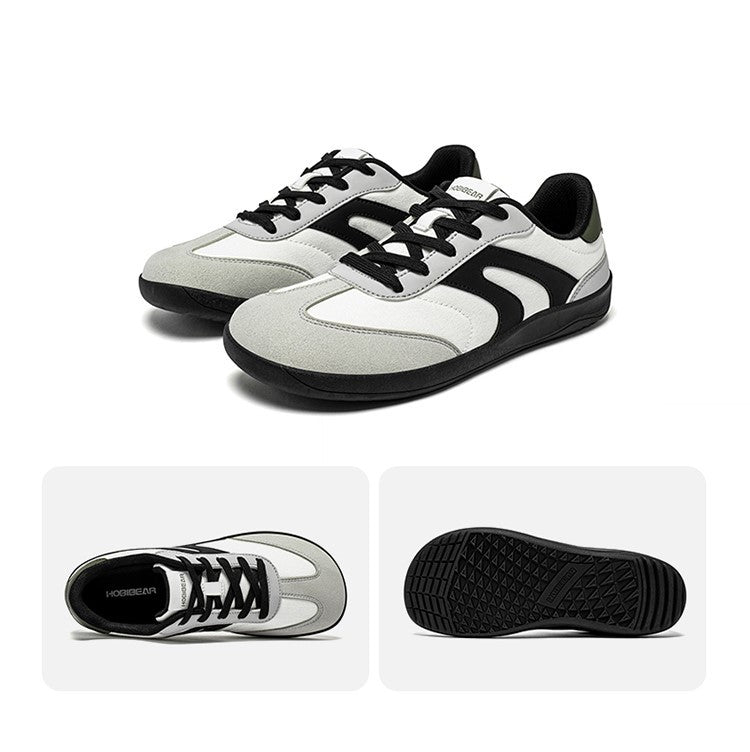 Tênis Unissex HOBIBEAR Barefoot Feminino Masculino Bico Largo Minimalista Zero Drop Antiderrapante Cadarço Casual