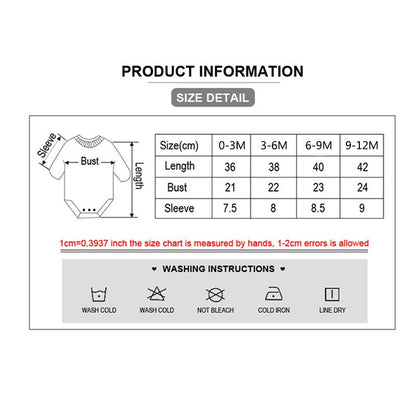 Kiddiezoom 4pcs Fashion Short Sleeve Cartoon Baby Boy Girl Bodysuit 100% Cotton Newborn Boy Girl Onesies Clothes