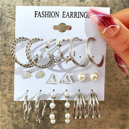 Brincos Grandes de Coração Dourado e Prateado YOBEST para Mulheres, Conjunto de Brincos Borboleta Pendurados, Presentes de Joias Femininas, Nova Moda, 2025