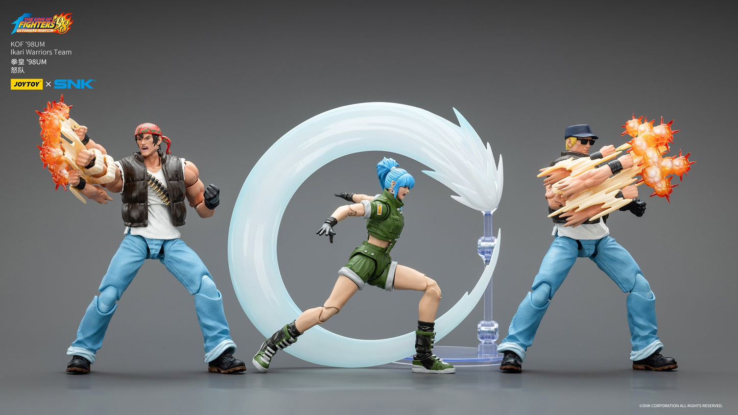 [Pré-venda] 1/18 JOYTOY Boneco de Ação SNK KOF'98UM Ikari Warriors Equipe Anime Modelo de Brinquedo