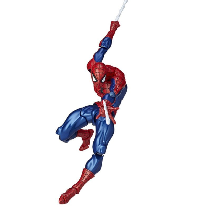 Revoltech Spiderman Figura Amazing Yamaguchi No.002 Homem-Aranha Boneco de Ação Modelo de Coleção Peter Parker Figuras Articuladas Brinquedos