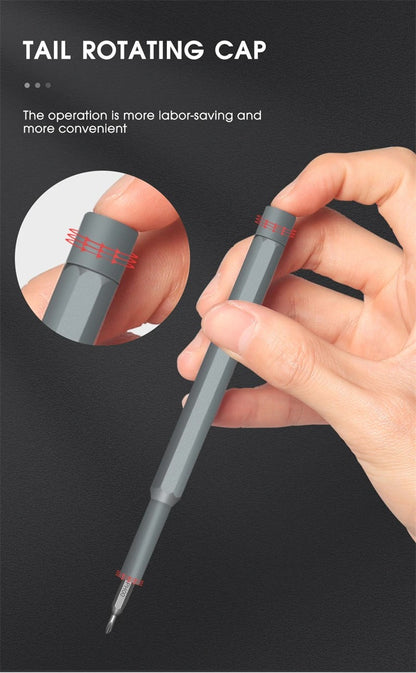 Kit de Chaves de Fenda de Precisão 26 em 1 Bits Magnéticos Multifuncionais Mini Ferramenta de Reparo para iPhone Relógio Xiaomi Óculos PC