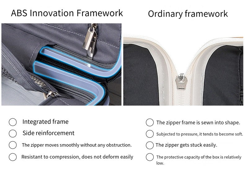 Plastic Frame Thickened Handle Luggage Large Capacity 24-inch Travel Bag 20-inch Checked Luggage Explosion-proof Password Suitca