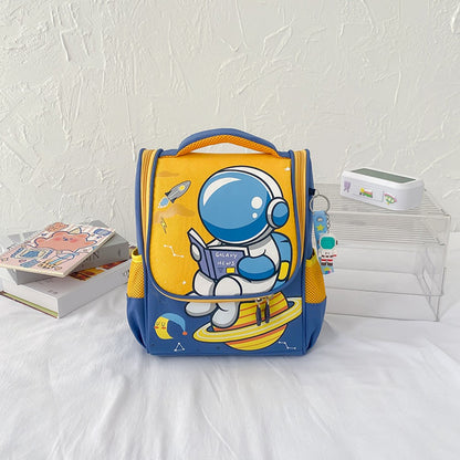 Mochila Infantil Meninos Jardim de Infância Astronauta Coelho Mochilas Infantis Mochila Escolar de Estudantes Presente Mochila de Desenho Animado Grau 1-9