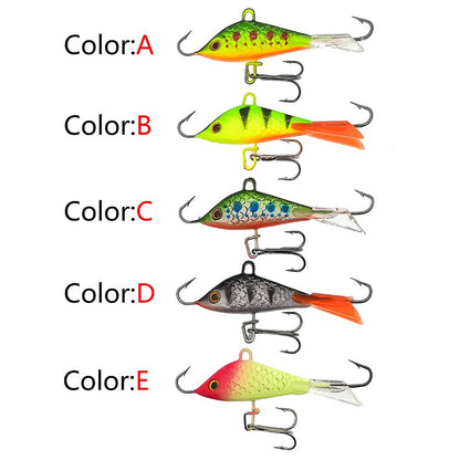 1PÇ Isca Artificial Jig Gelo de Inverno de Qualidade 5cm 7.5g Isca Falsa VIB Isca Artificial Leurre Balancer para Pesca de Carpa Lúcio Perca