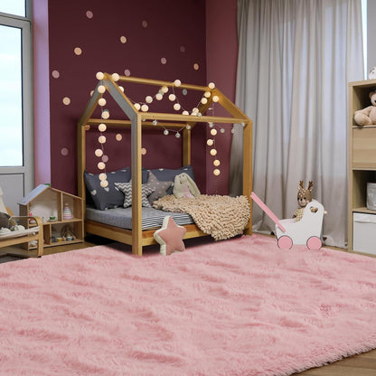 Silk Wool Carpet Living Room Plush Rug Bed Room Floor Fluffy Mats Non-slip Home Decor Soft Velvet Carpet Kids Room Blankets