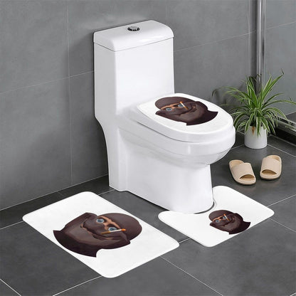 Team Fortress 2 TF2 3 Pcs Bath Mat Bathroom Set Toilet Lid Cover Home Decor Non-Slip Carpet Floor Rug