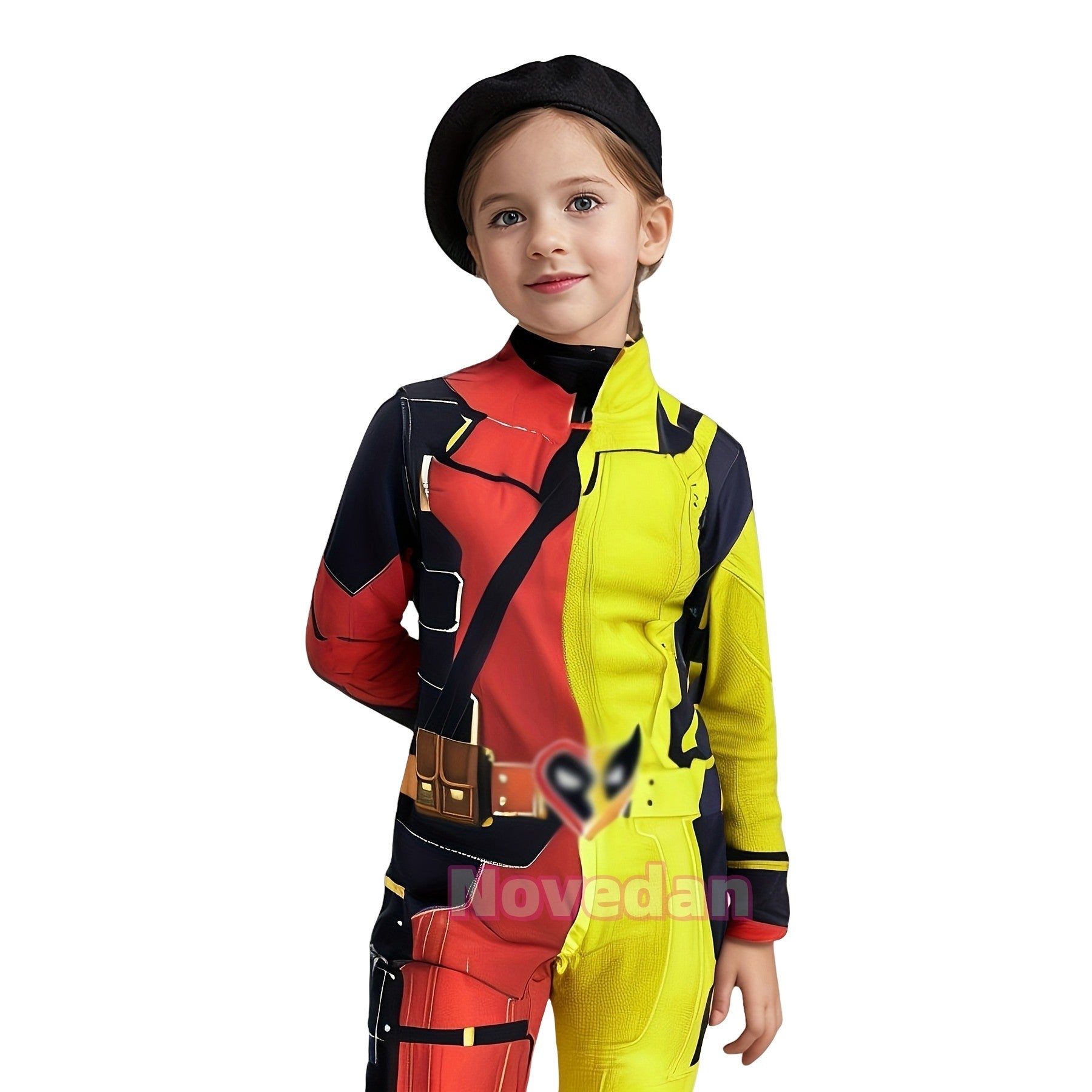 Kids Cosplay Superhero Costume Anime Halloween Party Zentai Suit Catsuit Wolverine Symbiote Wolf Boy Girls Bodysuit Jumpsuit