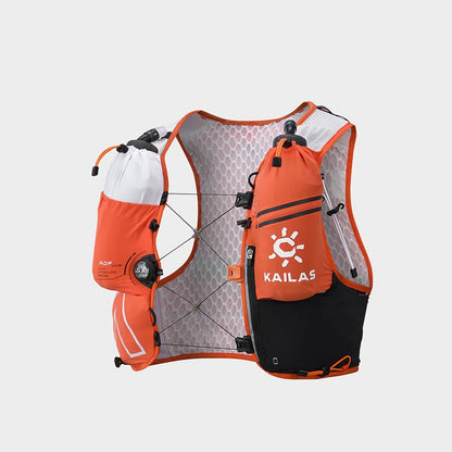 KAILAS FUGA AIR 8L Unisex Travel Marathon Trail Running Hiking Cycling Backpacks  with Dual Soft Water Bottles KA2554005